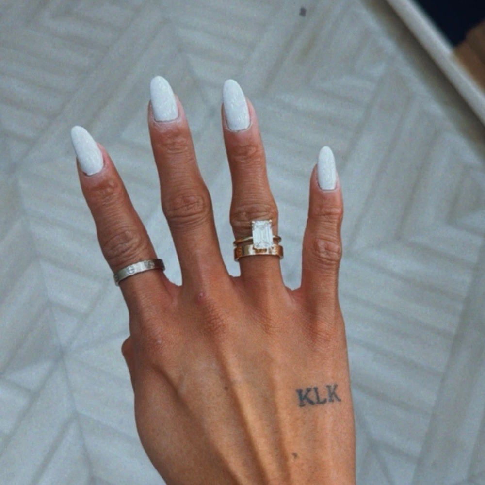 Emerald Lab Created Diamond Ring - image 1